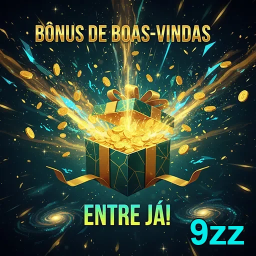 Imagem do bônus de boas-vindas do site 9zz, atraente e convidativa para novos usuários.