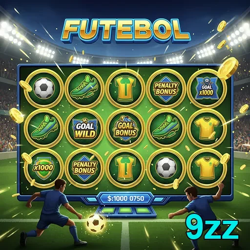 Imagem do jogo de slot de futebol no 9zz, apresentando gráficos vibrantes e tema esportivo.
